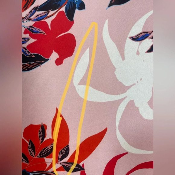 Cabi Blooming Blush Pink Floral Tropical Kimono Topper Shawl Cardigan Women XS/S - Picture 11 of 13